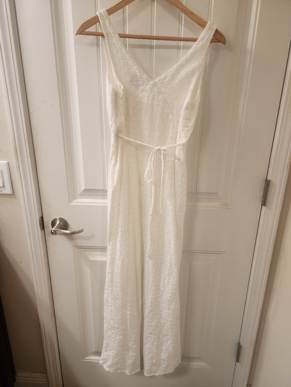 Princess Polly White Eyelet Maxi Dress Cottagecore Bridal Beach Size XS - Picture 2 of 7